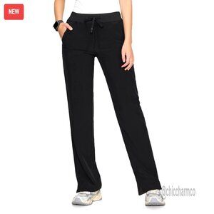 Women's Medical Scrub Pants with Pockets, Adjustable Drawstring, Breathable